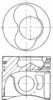 VW 038107101GL Piston